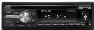 MUSE M1009 R - CAR RADIO CD/MP3 PLAYER WITH USB & MICRO SD - 1