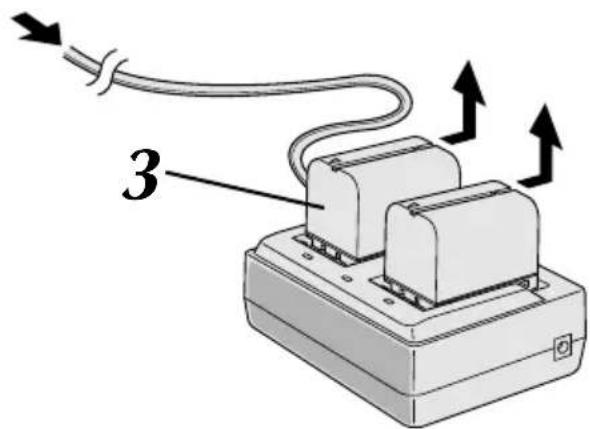 JVC AAP30 - AUFLADEN DES BATTERIESATZES - 2