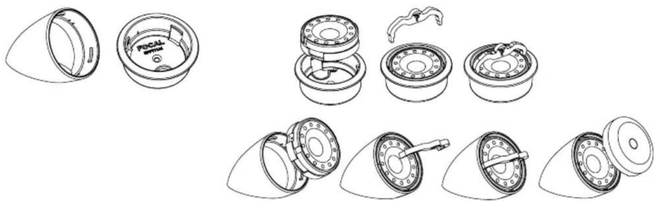 FOCAL Performance Expert PS 165F3 - Installation du téteter - TNF (PS 165FX/165F3 - PS 130F/165F kit) - 1