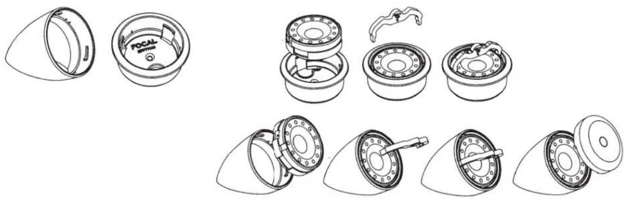 FOCAL Performance Expert PS 165FX - Fitting the tweeter - TNF (PS 165FX/165F3 - PS 130F/165F kit) - 1