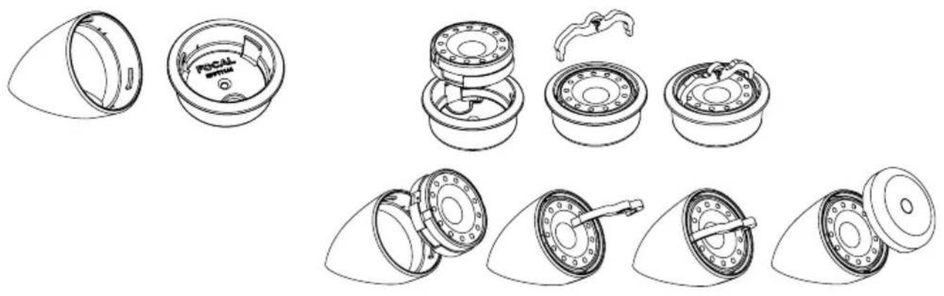 FOCAL Performance Expert PS 130F - Installation du tweeteter - TNF (PS 165FX/165F3 - PS 130F/165F kit) - 1