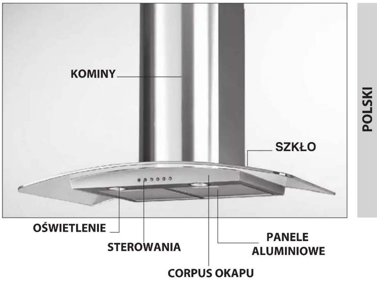 SAMSUNG HDC6390BG - OKAP KUCHENNY - 1