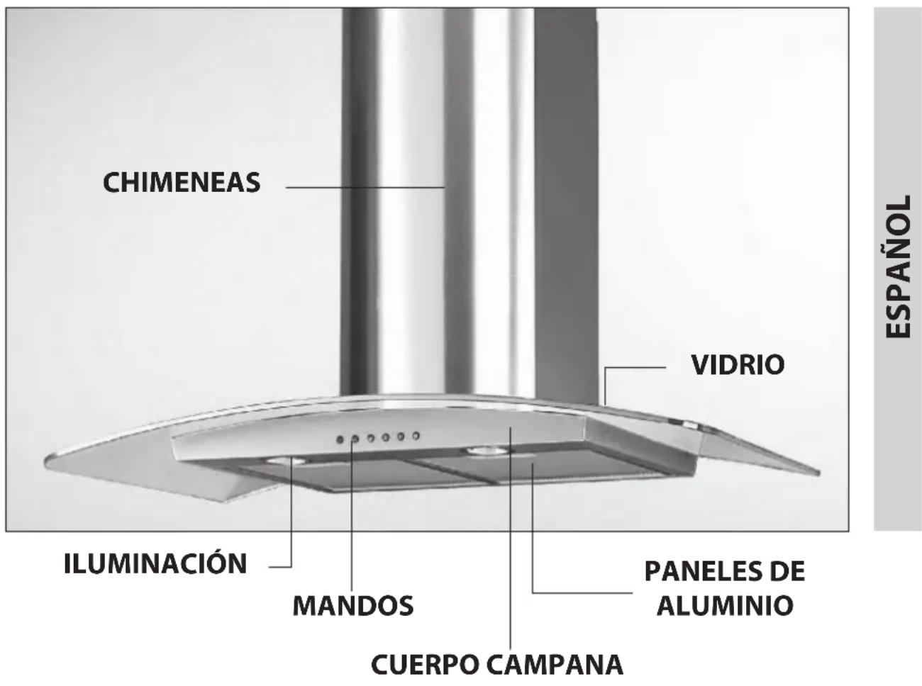 SAMSUNG HDC6190BW - CAMPANA DE COCINA - 1