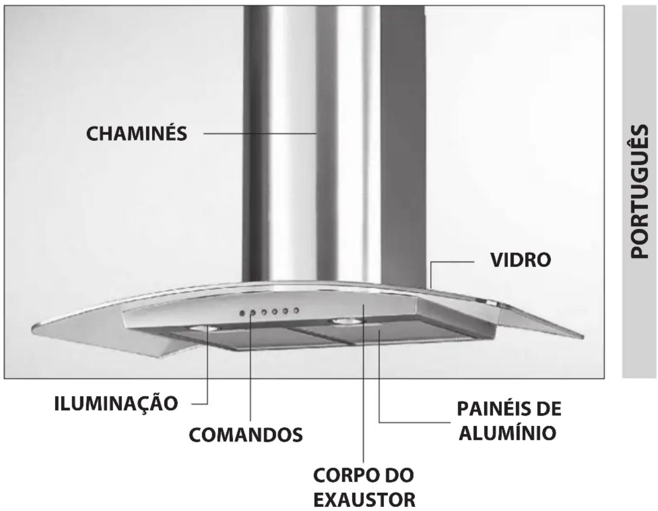 SAMSUNG HDC6190BB - EXAUSTOR DE COZINHA - 1