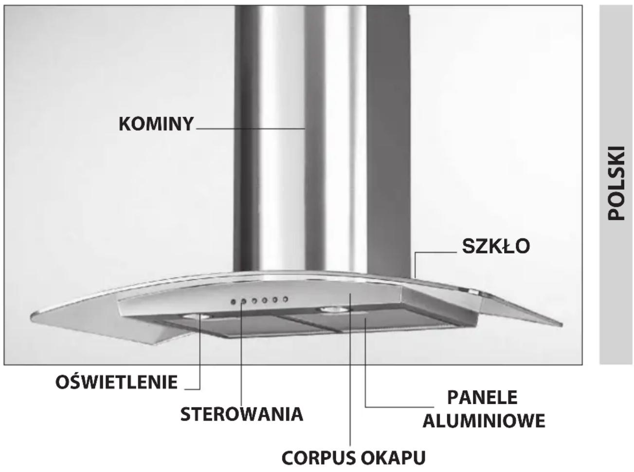 SAMSUNG HDC6147BX - OKAP KUCHENNY - 1