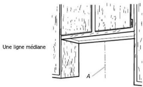 FRIGIDAIRE FHWC3650RS - Déterminer l'emplacement du trou de câblage - 1