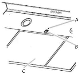 FRIGIDAIRE FHWC3640MS - Pour nettoyer ou remplacer le filtre à graisse: - 1