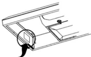 FRIGIDAIRE FHWC3625MW - Emplacement de l'étiquetta de série - 1