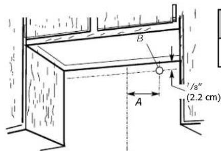 FRIGIDAIRE FHWC3625MS - Passage du cable à travers le mur : - 1