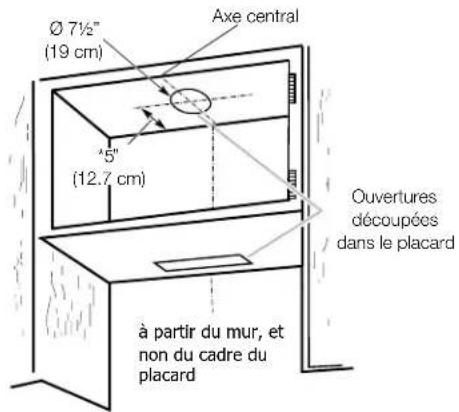 FRIGIDAIRE FHWC3625MS - Décharge à travers le toit - 1