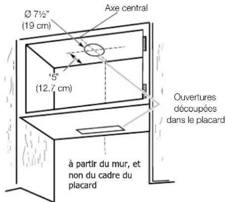 FRIGIDAIRE FHWC3040MS - Décharge à travers le toit - 1
