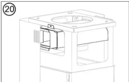 FRIGIDAIRE FHPC3660LS - Installation de la hotte de cuisine au plafond en mode de recirculation - 1