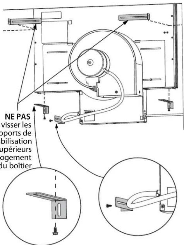 FRIGIDAIRE FH30DD50MS - Supports de stabilisation supérieurs : - 2
