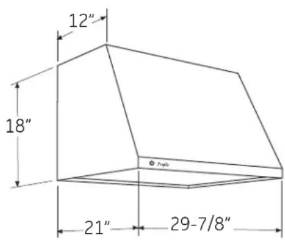 GE Cafe CV966TSS - PRODUCT DIMENSIONS - 1
