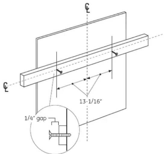 GE Cafe CV966TSS - IMPORTANT : Framing must be capable of supporting 100 lbs. - 2