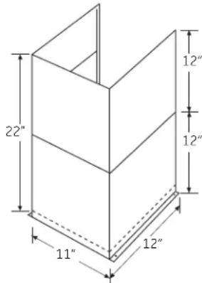 GE Cafe CV936MSS - Duct Cover Accessory: - 1