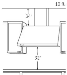 GE Cafe CV936MSS - 8ft. Ceilings: - 4