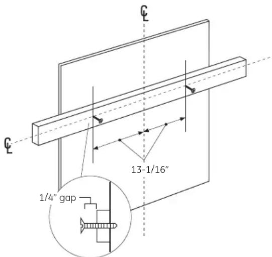 GE JV936DSS - IMPORTANT: Framing must be capable of supporting 100 lbs. - 2