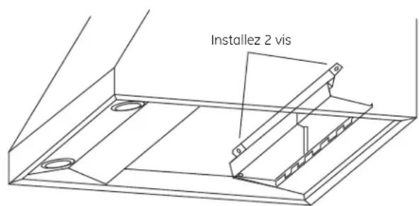 GE JV936DSS - Installation du support de filtre - 2