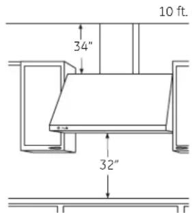 GE JV936DSS - 8ft. Ceilings: - 4