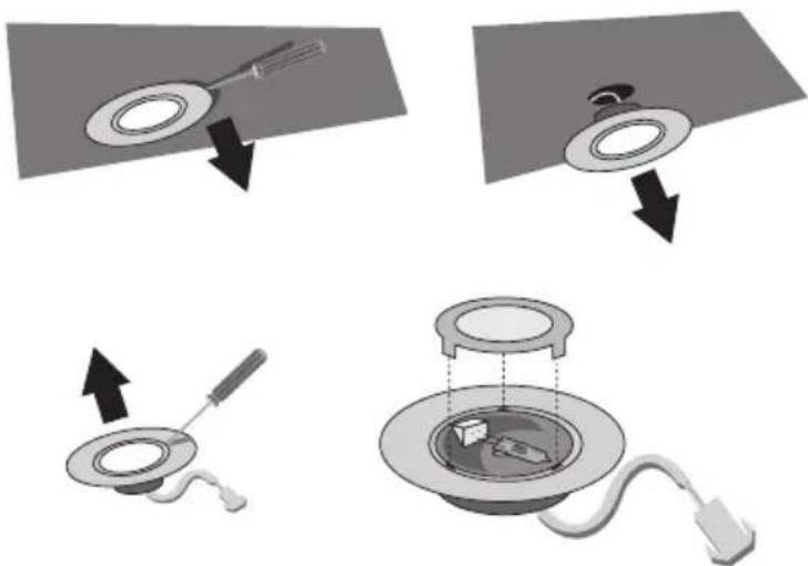 HAIER HCH6100ACS - REPLACING A LAMP - 1