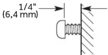 HAIER HCH6100ACS - INSTALLATION DES VIS DE MONTAGE DE LA HOTTE - 1