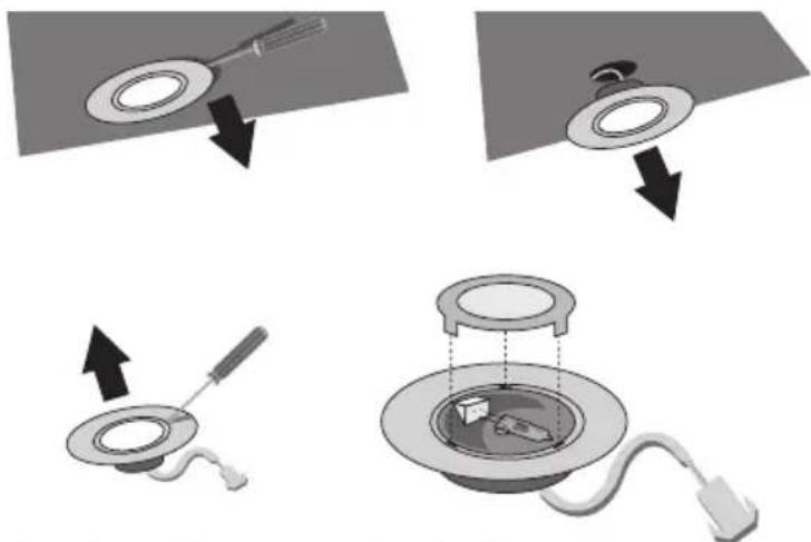 HAIER HCH6100ACS - Remplacement du filtre à charbon : - 2