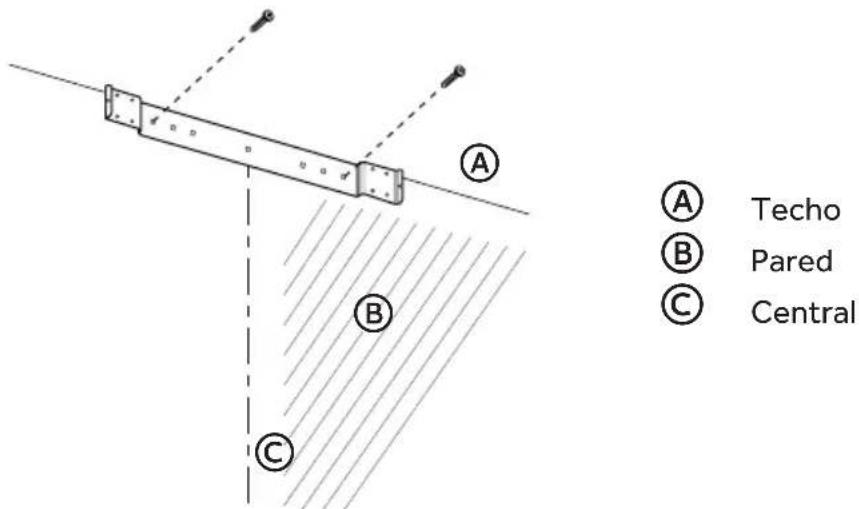 HAIER HCH3100ACS - PASO 3 - INSTALE EL SOPORTE DE LA CUBIERTA DEL DUCTO DE ESCAPE - 2