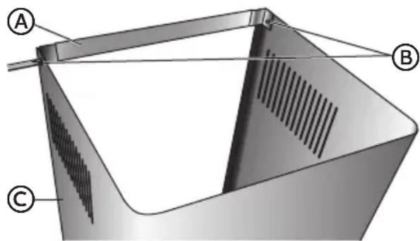 HAIER HCH2100ACS - STEP 3 - INSTALL VENT COVER BRACKET - 1