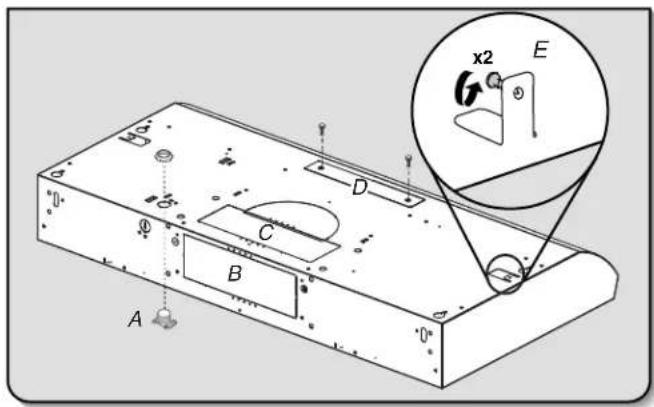 MAYTAG UXT4130ADS - Prepare Range Hood Vents and Mounting Tabs - 1