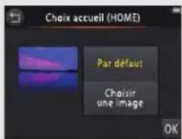 NIKON Coolpix S02 - Toucher:  Configuration  Choix accueil (HOME) - 5