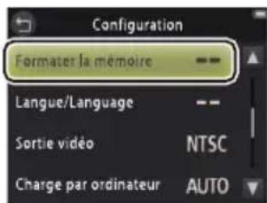 NIKON Coolpix S02 - Toucher:  Configuration  Formater la mémoire - 1