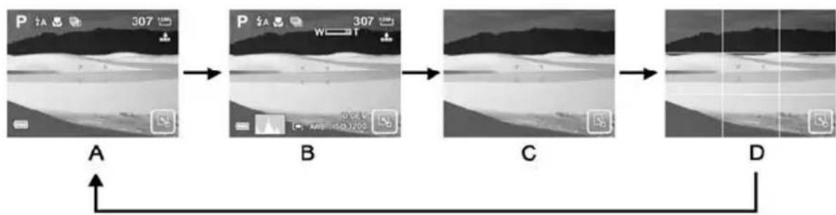 SILVERCREST DS1220T - Umschalten der Bildschirmanzeige - 1