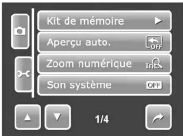 SILVERCREST DS1220T - Menu de configuration - 1