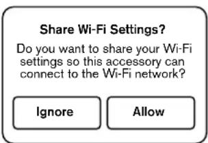 AUDIO PRO Allroom Air One - QUICK WIRELESS SETUP - SHARE YOUR IOS DEVICE'S WIFI SETTINGS - 3