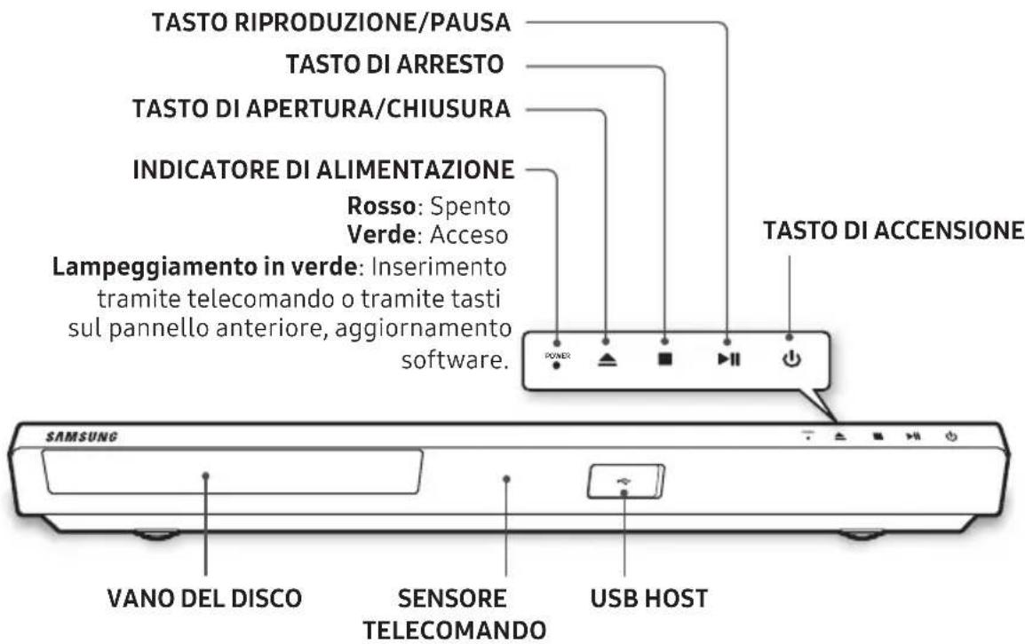 SAMSUNG UBDM7500ZG - Pannello anteriore e pannello posteriore - 1