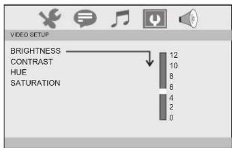MPMAN PDVS7330G - CONFIGURATION des paramètres du menu Page de configuration de langue - 3