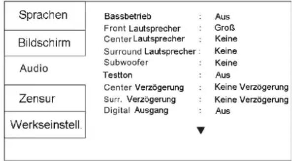 AEG DVD 4520 HDMI - AUDIO (Audioeingstellung) - 1