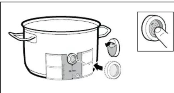 BOSCH PXY801DW4E - Naklejanie nakladki silikonowej - 1