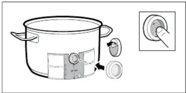 BOSCH PXY801DW4E - Silikoonpadja pealekleepimine - 1