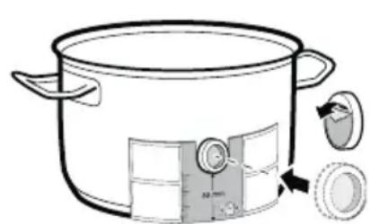 BOSCH PXY675JW1E - Naklejanie nakladki silikonowej - 1