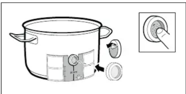 BOSCH PXY875KW1E - Aufkleben des Silikonpatches - 1