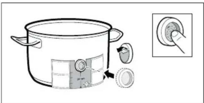 BOSCH PXY875KW1E - Applicazione del patch di silicone - 1