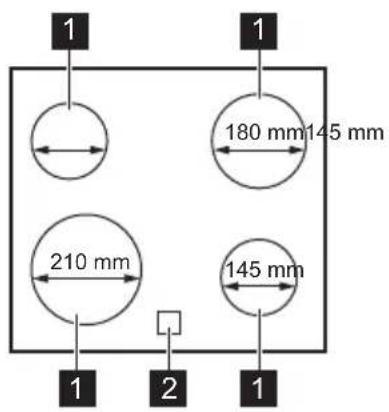 ZANKER KEV6041XXK - Indeling kookplaat - 1