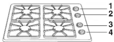MAYTAG MGC4436BDW - Cooktop at a Glance - 1