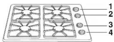 MAYTAG MGC4436BDB - Cooktop at a Glance - 1