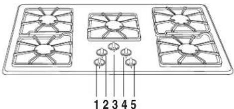 MAYTAG MGC4436BDB - Cooktop at a Glance - 2