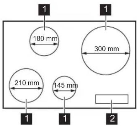 JUNO JKSI804F5 - Indeling kookplaat - 1