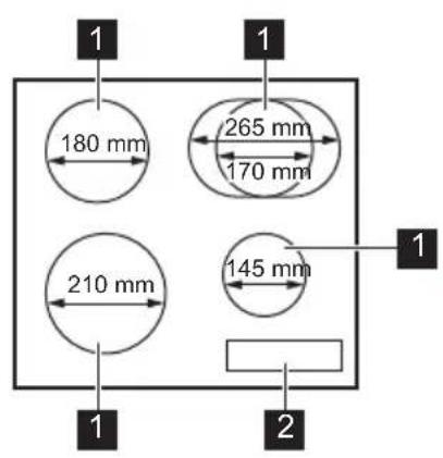 JUNO JKSI605F5 - Description de la table de cuisson - 1