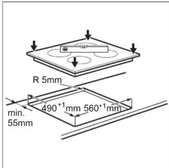JUNO JKFN604F5 - Tables de cuisson intégrées - 1